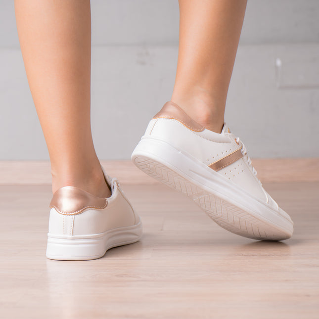 Zapatillas Urbanas Mujer Detroit - Dorado