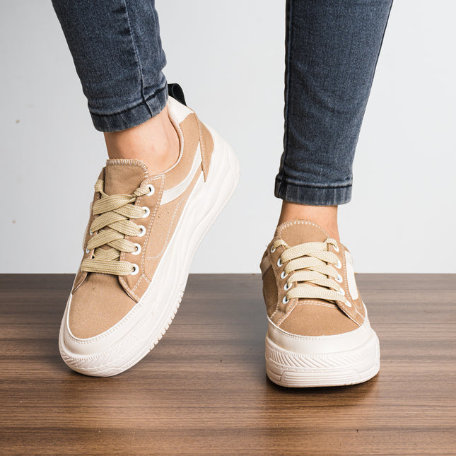 Zapatillas Urbanas Mujer Drozen - Caqui