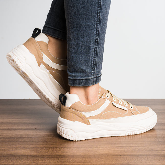Zapatillas Urbanas Mujer Drozen - Caqui