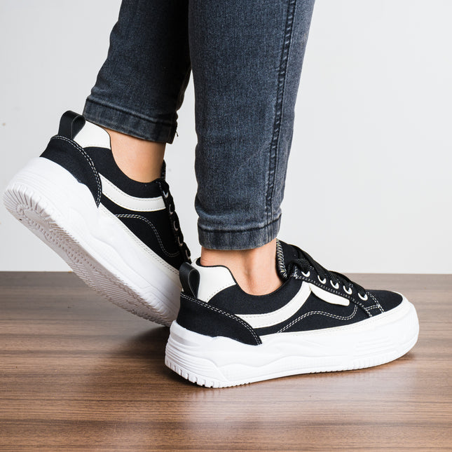 Zapatillas Urbanas Mujer Drozen - Negro