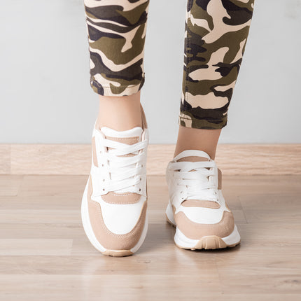 Zapatillas Urbanas Mujer Garnett - Beige