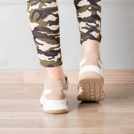 Zapatillas Urbanas Mujer Garnett - Beige