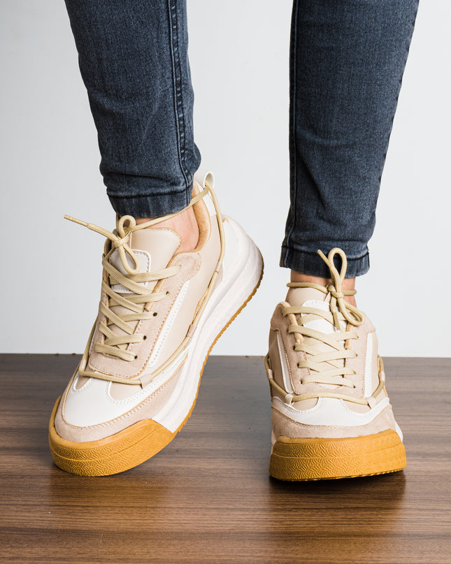 Zapatilla Giannis - Beige