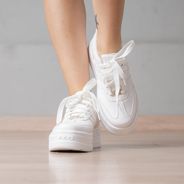 Zapatillas Urbanas Mujer Imene - Blanco