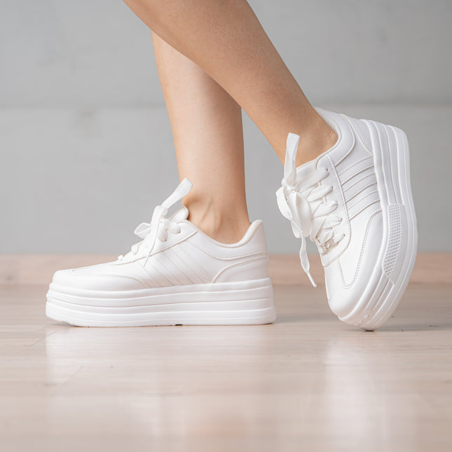 Zapatillas Urbanas Mujer Imene - Blanco