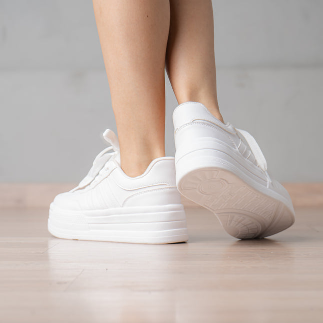 Zapatillas Urbanas Mujer Imene - Blanco
