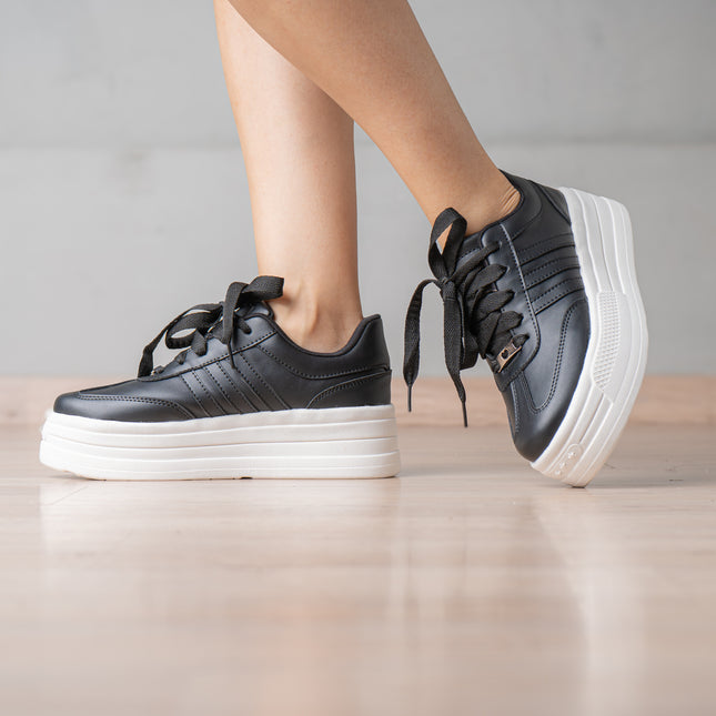 Zapatillas Urbanas Mujer Imene - Negro