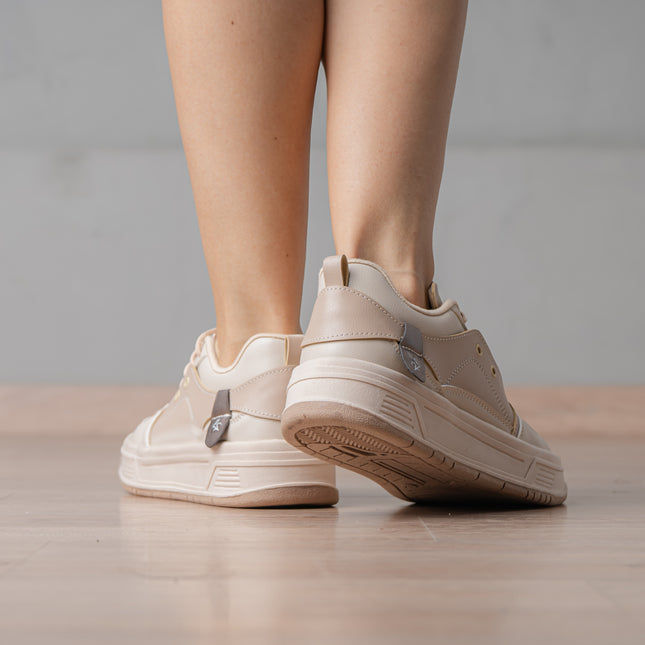 Zapatillas Urbanas Mujer Jikky - Beige