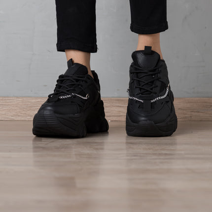 Zapatillas Urbanas Mujer Kingz - Negro