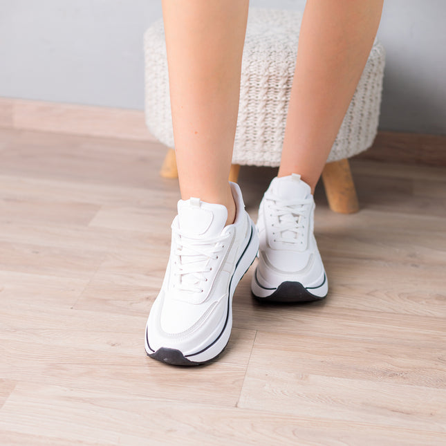 Zapatillas Urbanas Mujer Le Mans - Blanco