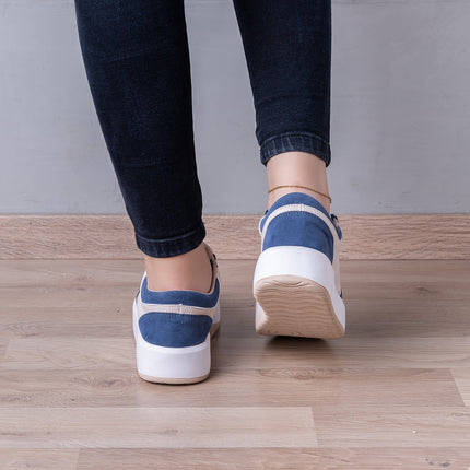 Zapatillas Urbanas Mujer Lieja  - Azul