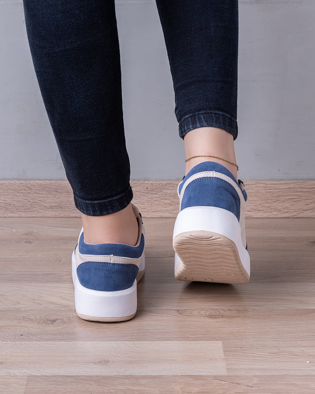 Zapatilla Lieja  - Azul