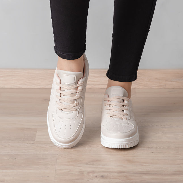 Zapatillas Urbanas Mujer Luar - Beige