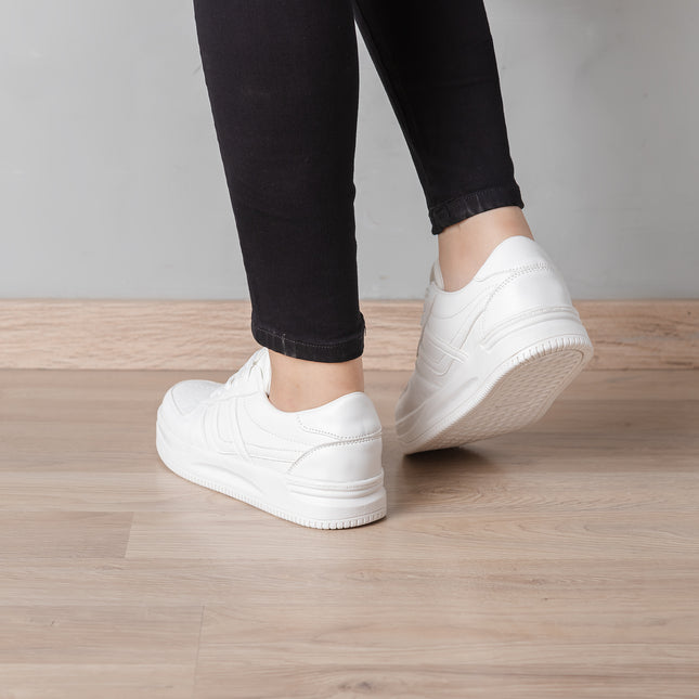 Zapatillas Urbanas Mujer Luar - Blanco