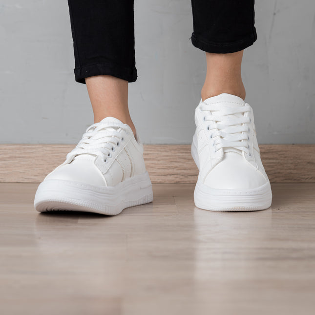 Zapatillas Urbanas Mujer Lux - Blanco