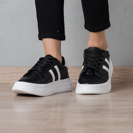 Zapatillas Urbanas Mujer Lux - Negro
