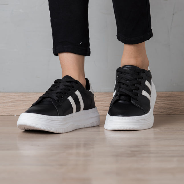 Zapatillas Urbanas Mujer Lux - Negro