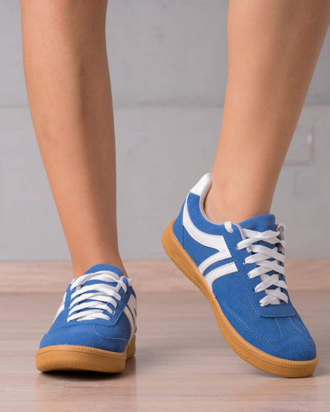 Zapatilla Mausont - Azul Blanco