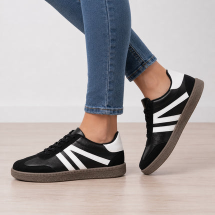 Zapatillas Urbanas Mujer Mefi - Negro