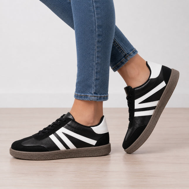 Zapatillas Urbanas Mujer Mefi - Negro