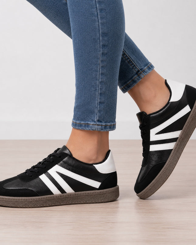 Zapatillas Urbanas Mujer Mefi - Negro