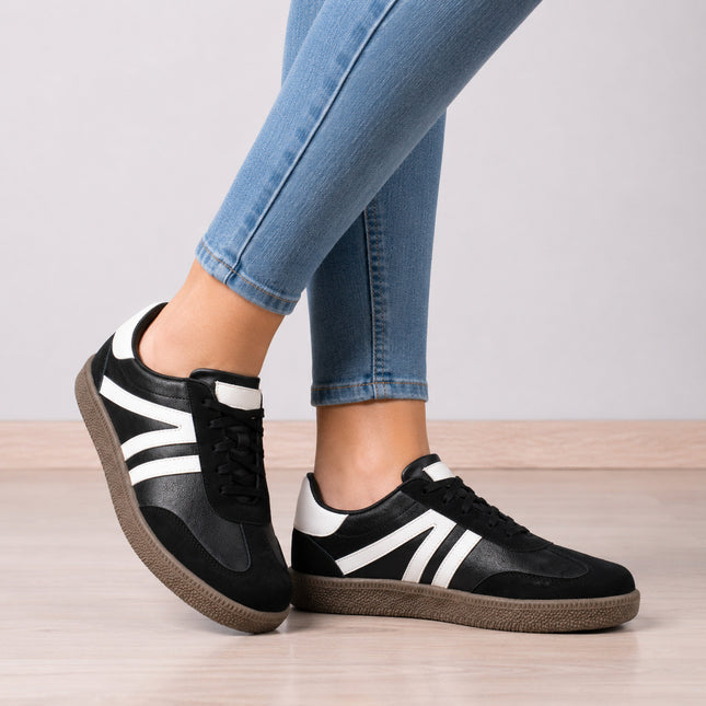 Zapatillas Urbanas Mujer Mefi - Negro