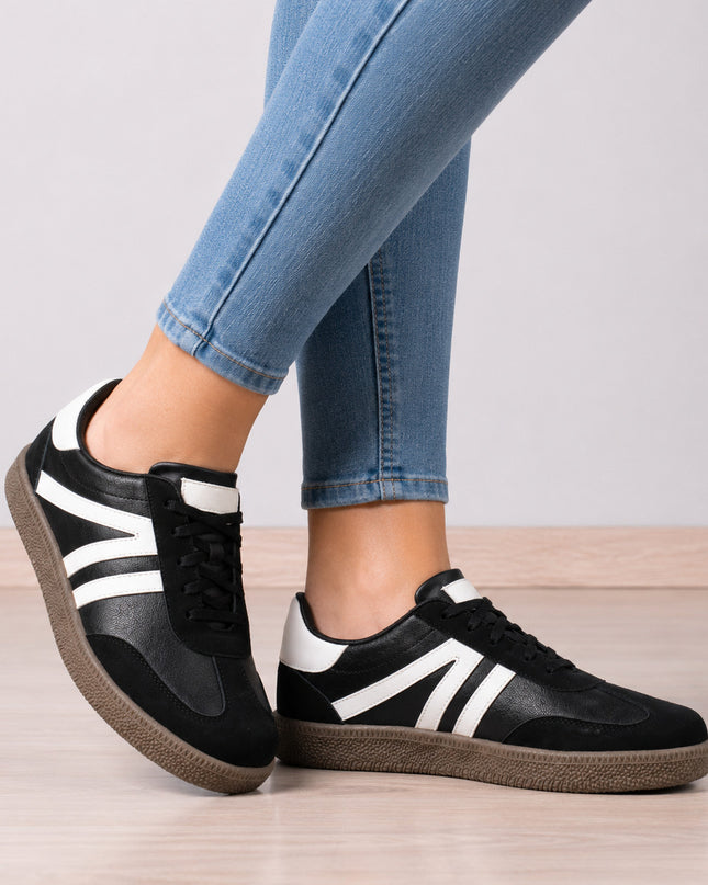 Zapatillas Urbanas Mujer Mefi - Negro