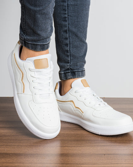 Zapatillas Urbanas Mujer Mirodi - Beige