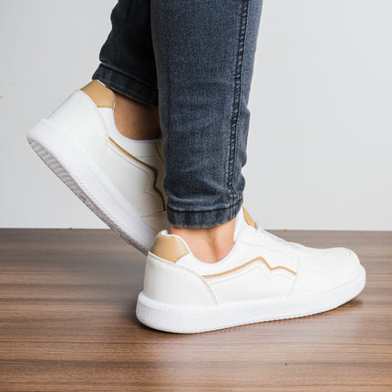 Zapatillas Urbanas Mujer Mirodi - Beige