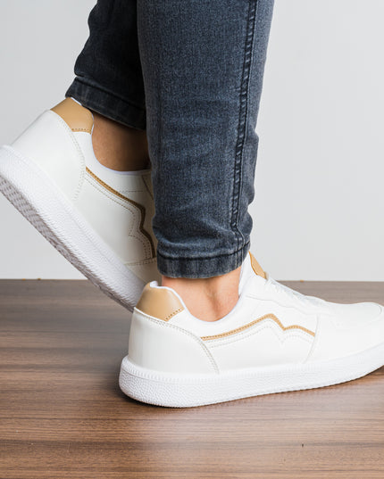 Zapatillas Urbanas Mujer Mirodi - Beige