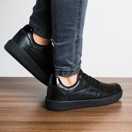 Zapatillas Urbanas Mujer Mirodi - Negro Total