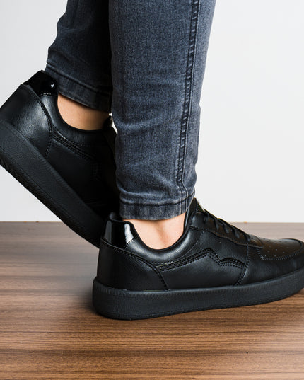 Zapatillas Urbanas Mujer Mirodi - Negro Total