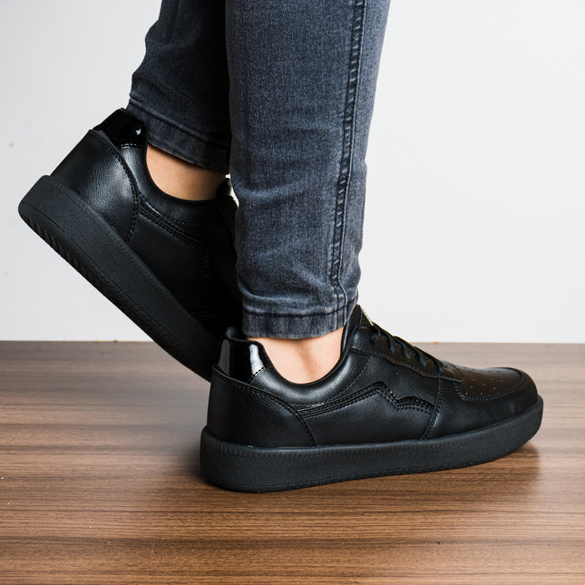 Zapatillas Urbanas Mujer Mirodi - Negro Total