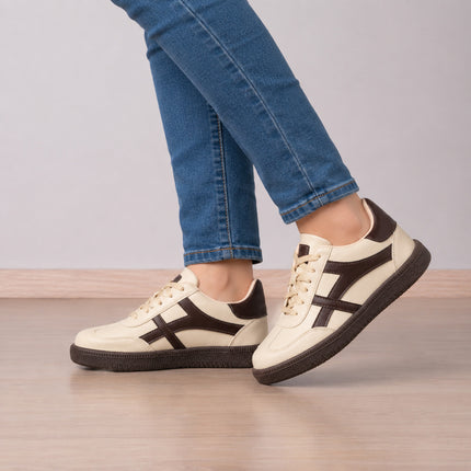 Zapatillas Urbanas Mujer Moka - Beige