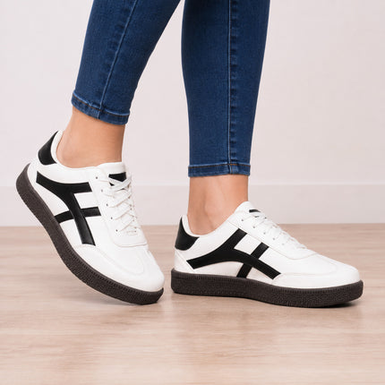 Zapatillas Urbanas Mujer Moka - Blanco