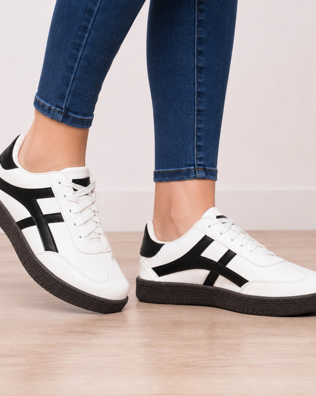 Zapatillas Urbanas Mujer Moka - Blanco