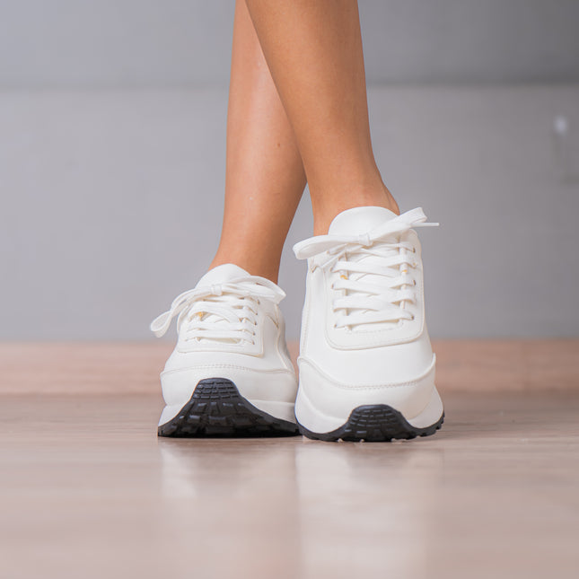 Zapatillas Urbanas Mujer Moldavia - Blanco