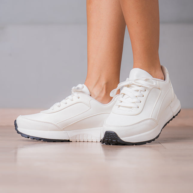 Zapatillas Urbanas Mujer Moldavia - Blanco