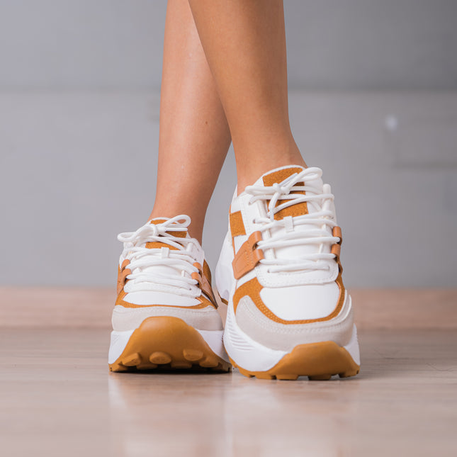 Zapatillas Urbanas Mujer Nastyll - Camel