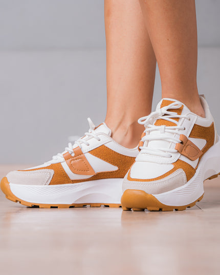 Zapatillas Urbanas Mujer Nastyll - Camel