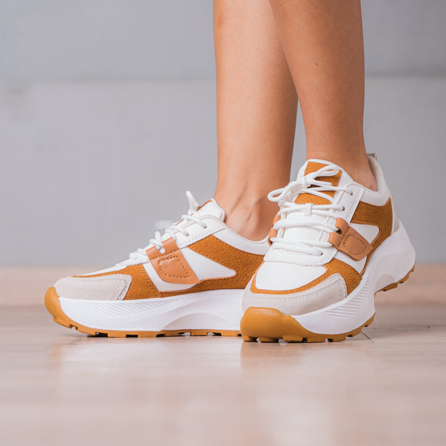 Zapatillas Urbanas Mujer Nastyll - Camel