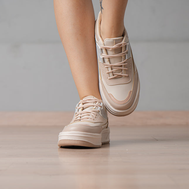Zapatillas Urbanas Mujer Nour - Beige