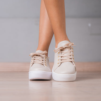 Zapatillas Urbanas Mujer Orlando - Beige