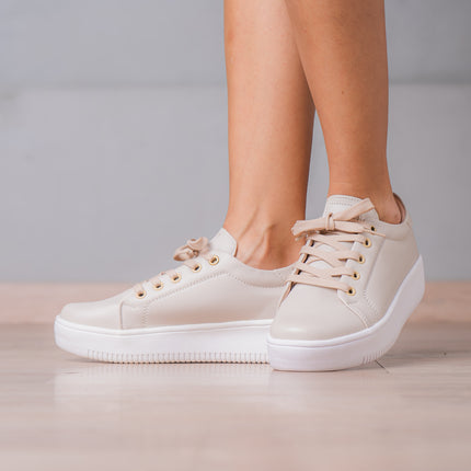 Zapatillas Urbanas Mujer Orlando - Beige