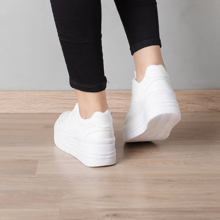 Zapatillas Urbanas Mujer  Panda - Blanco