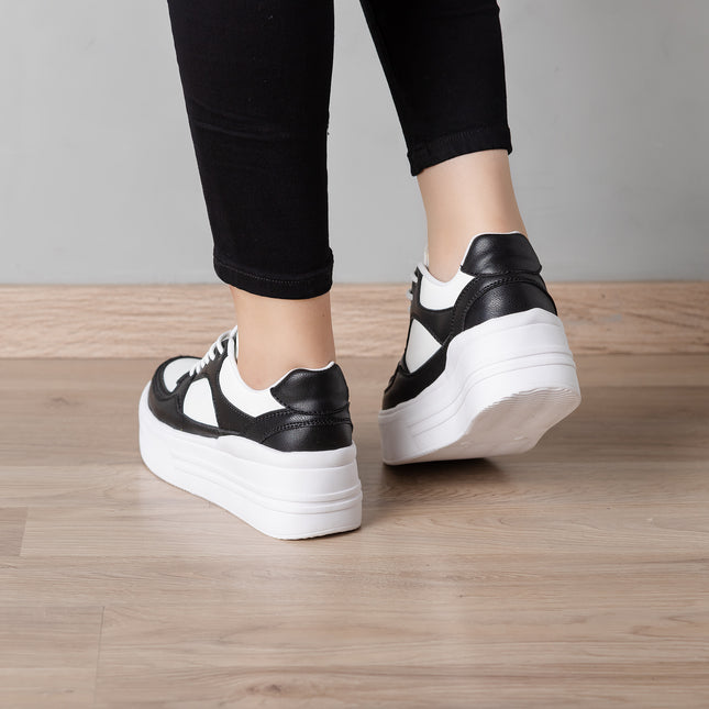 Zapatillas Urbanas Mujer Panda - Negro