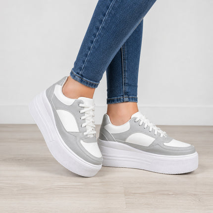 Zapatillas Urbanas Mujer Panda - Plomo
