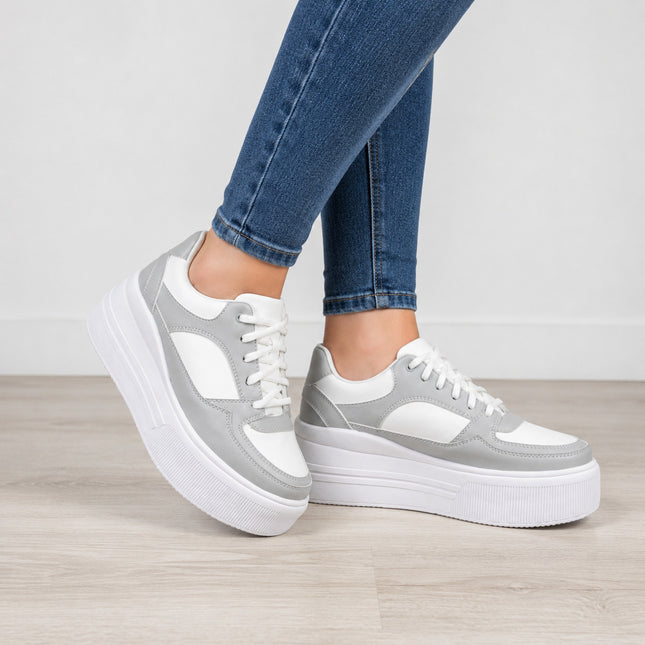 Zapatillas Urbanas Mujer Panda - Plomo
