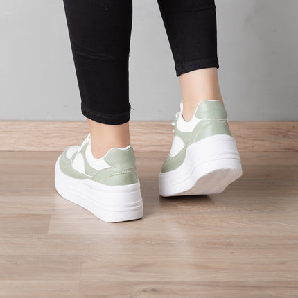 Zapatillas Urbanas Mujer Panda - Verde