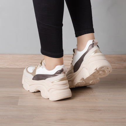 Zapatillas Urbanas Mujer Pastoni - Beige